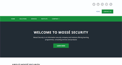 Desktop Screenshot of mosse-security.com